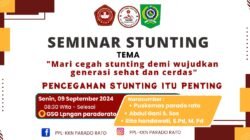 Mahasiswa KKN STKIP Taman Siswa Bima; Sukses Gelar Seminar Pencegahan Stunting di Kecamatan Parado