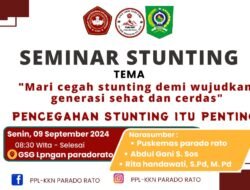 Mahasiswa KKN STKIP Taman Siswa Bima; Sukses Gelar Seminar Pencegahan Stunting di Kecamatan Parado